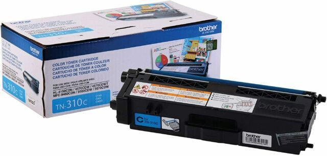 Brother TN310C Cyan Standard Yield Toner Cartridge
