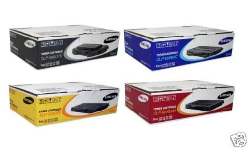 Genuine Samsung CLP-500 CLP-550 / CLP-500D7K CLP-500D5Y CLP-500D5M CLP-500D5C