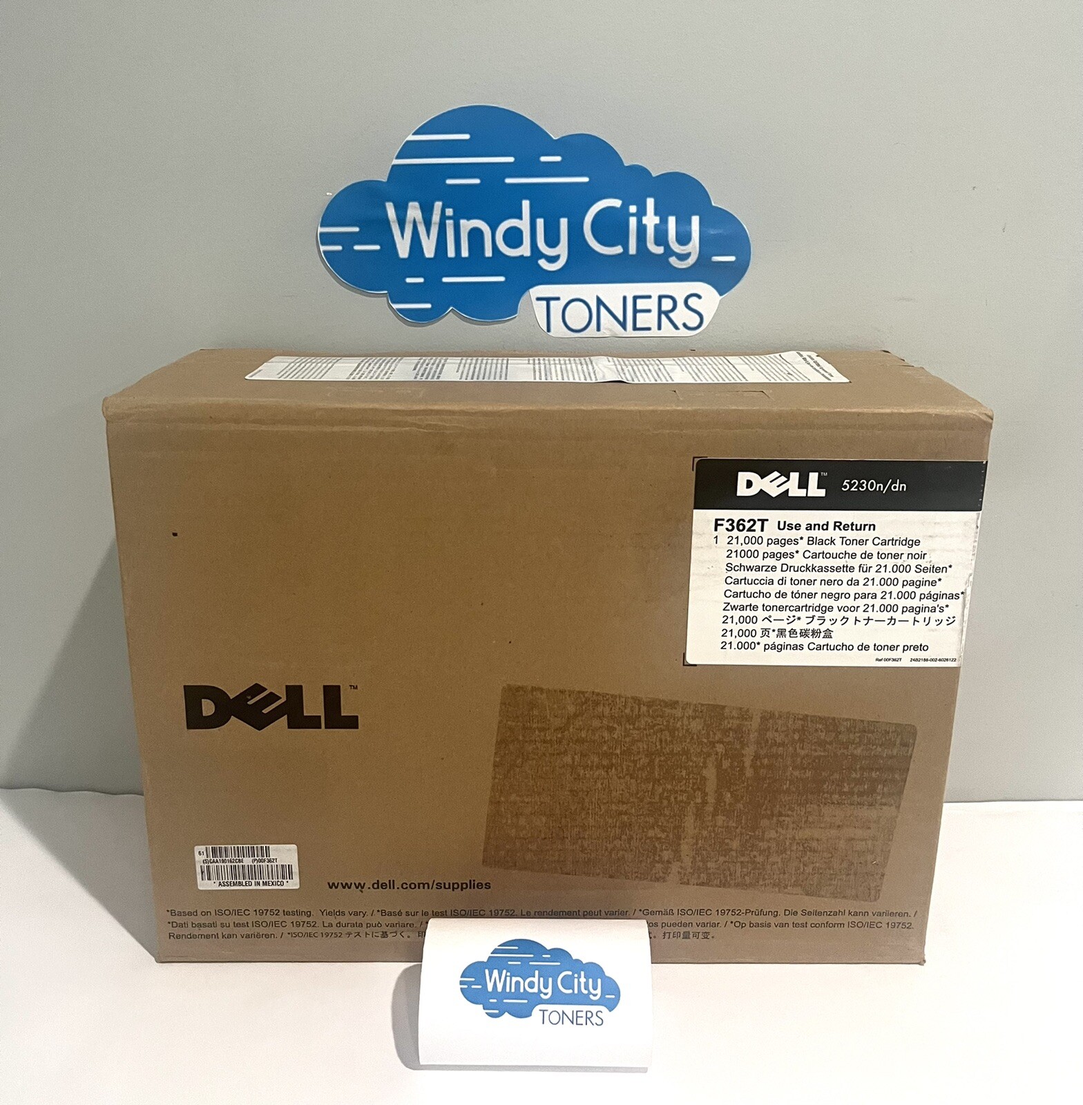 Genuine Dell F362T High-Yield Black Toner Cartridge for 5230n/5230dn/5350dn