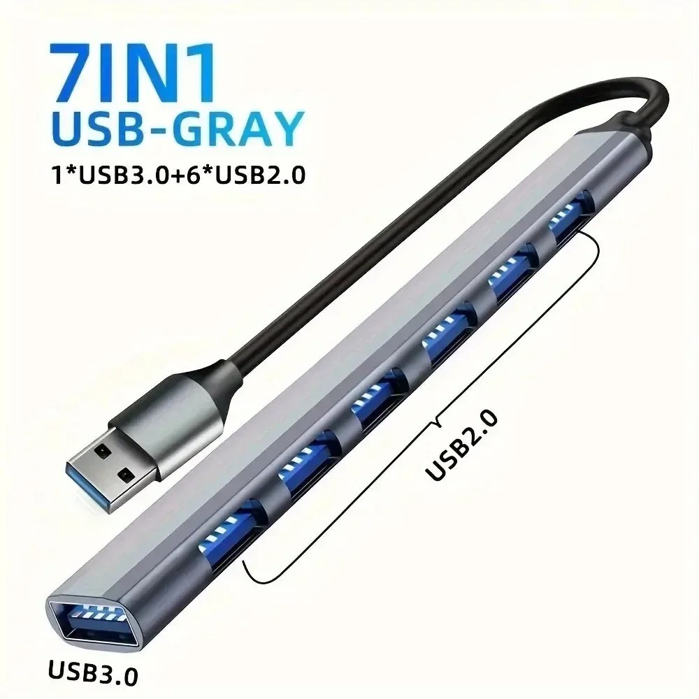 USB C Hub 8In1 7in2 7in1 Type C 3.1 To 4K HDMI Adapter with RJ45 SD/TF Card Read