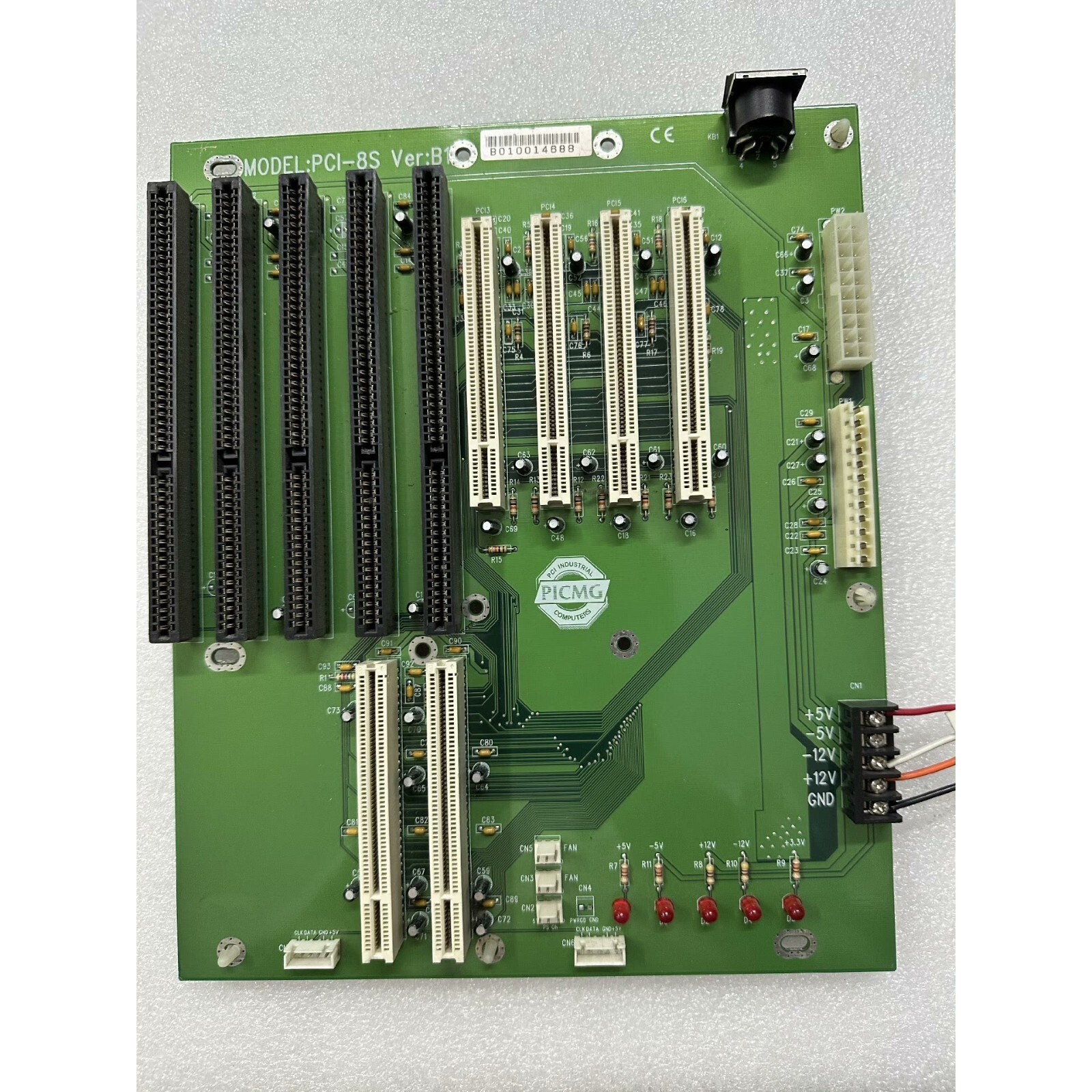 PCI-8S VER: B1  Industrial Base Board