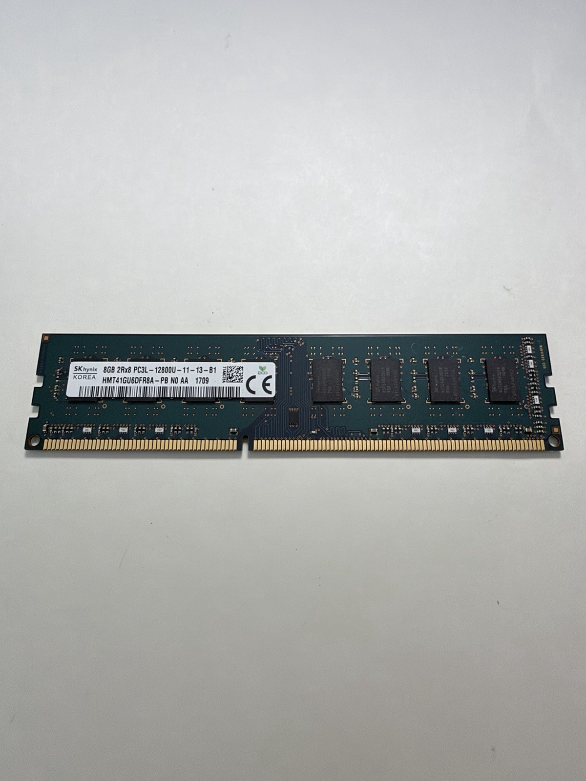 SK Hynix 8GB 2Rx8 PC3L-12800U DDR3-1600MHz Desktop RAM HMT41GU6BFR8A-PB