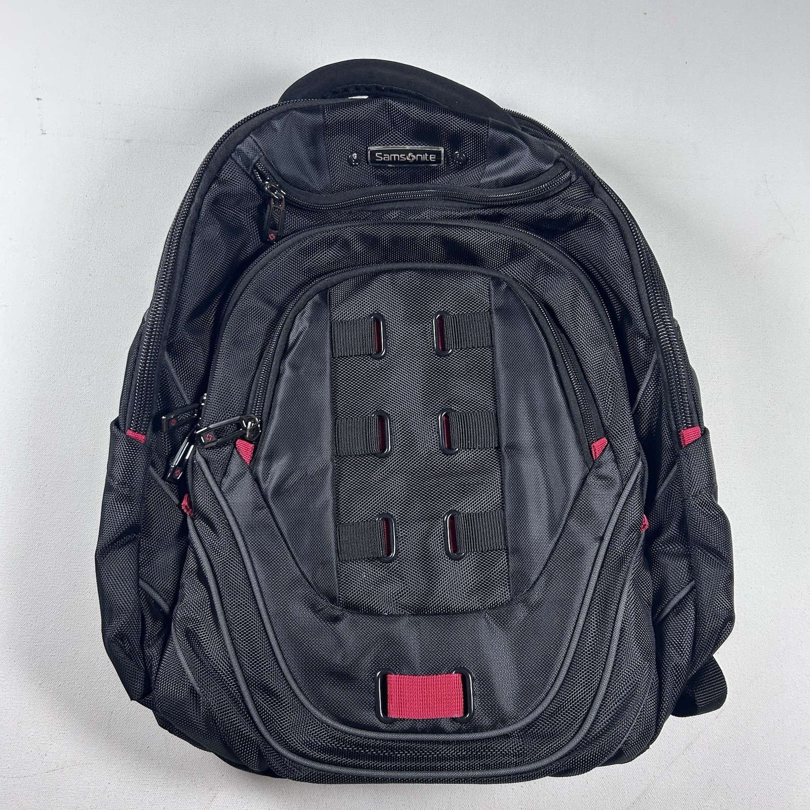 NEW Samsonite Tectonic X , 17" Laptop Backpack - Black/Red (19" x 13" x 8")