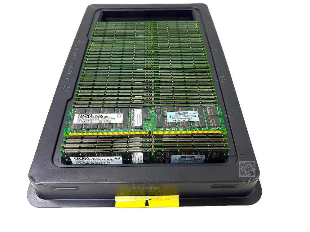 EBE21RD4AGFB-4A-E I GENUINE Elpida 2GB PC2-3200R DDR2 ECC DIMM Memory LOT OF 42