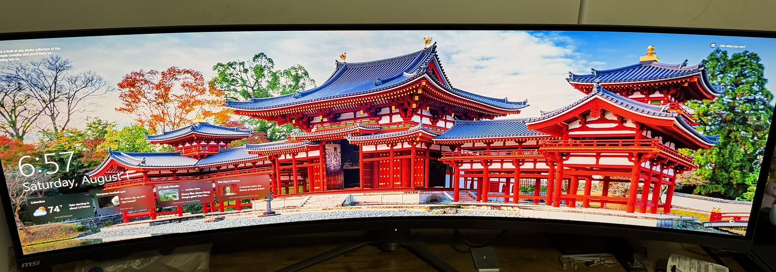 MSI MPG 491CQPS 49” QD-OLED DQHD Ultrawide Curved Gaming Monitor 144Hz HDR400