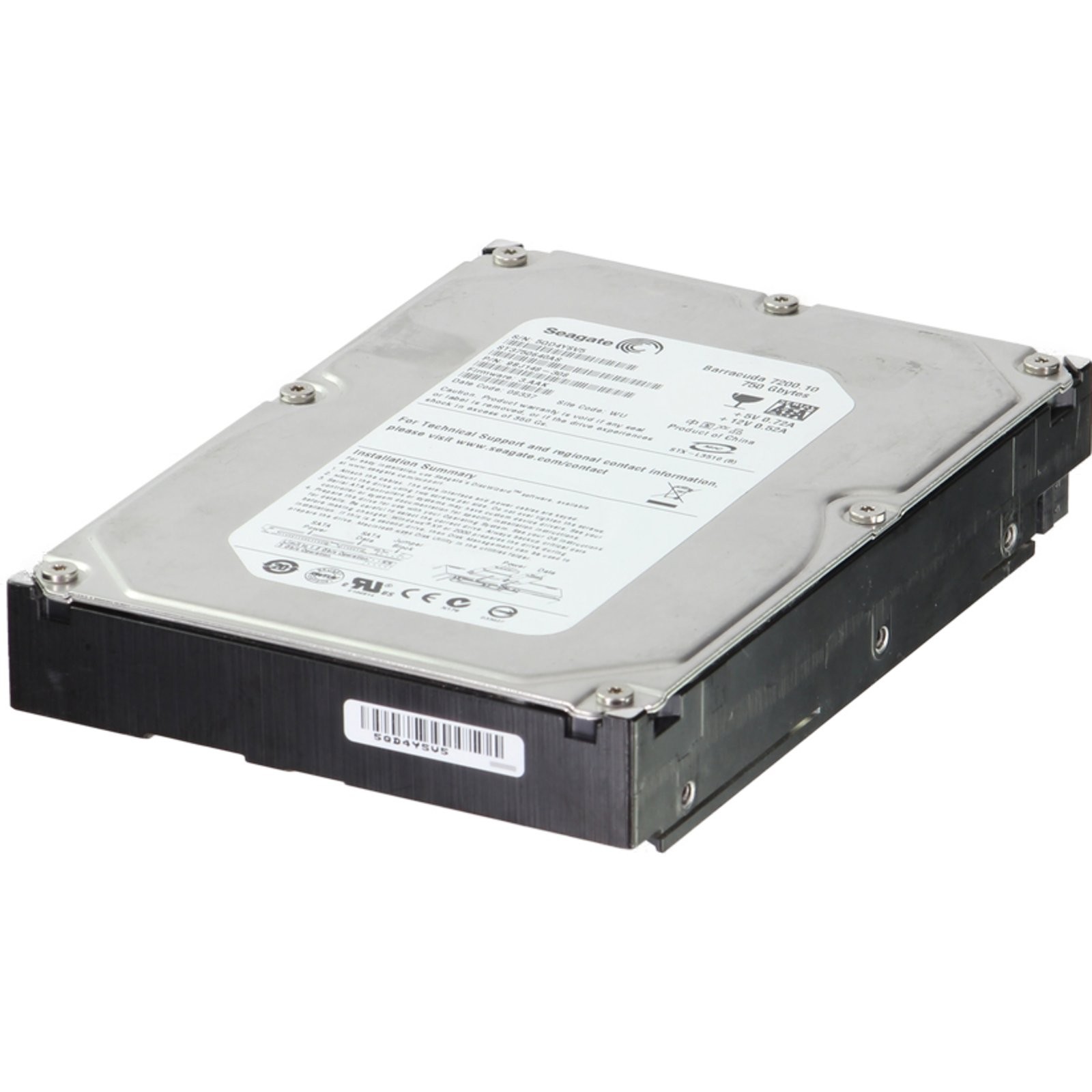 ST3750640AS Seagate 750GB 7.2K 3.5" SATA 3Gbs HDD CPO -R