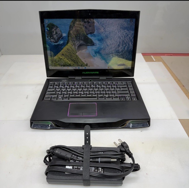 Alienware M14x Core i7-2860QM 2.5GHz 8GB 480GB SSD GT 555M 14" w/Adapter Win10H