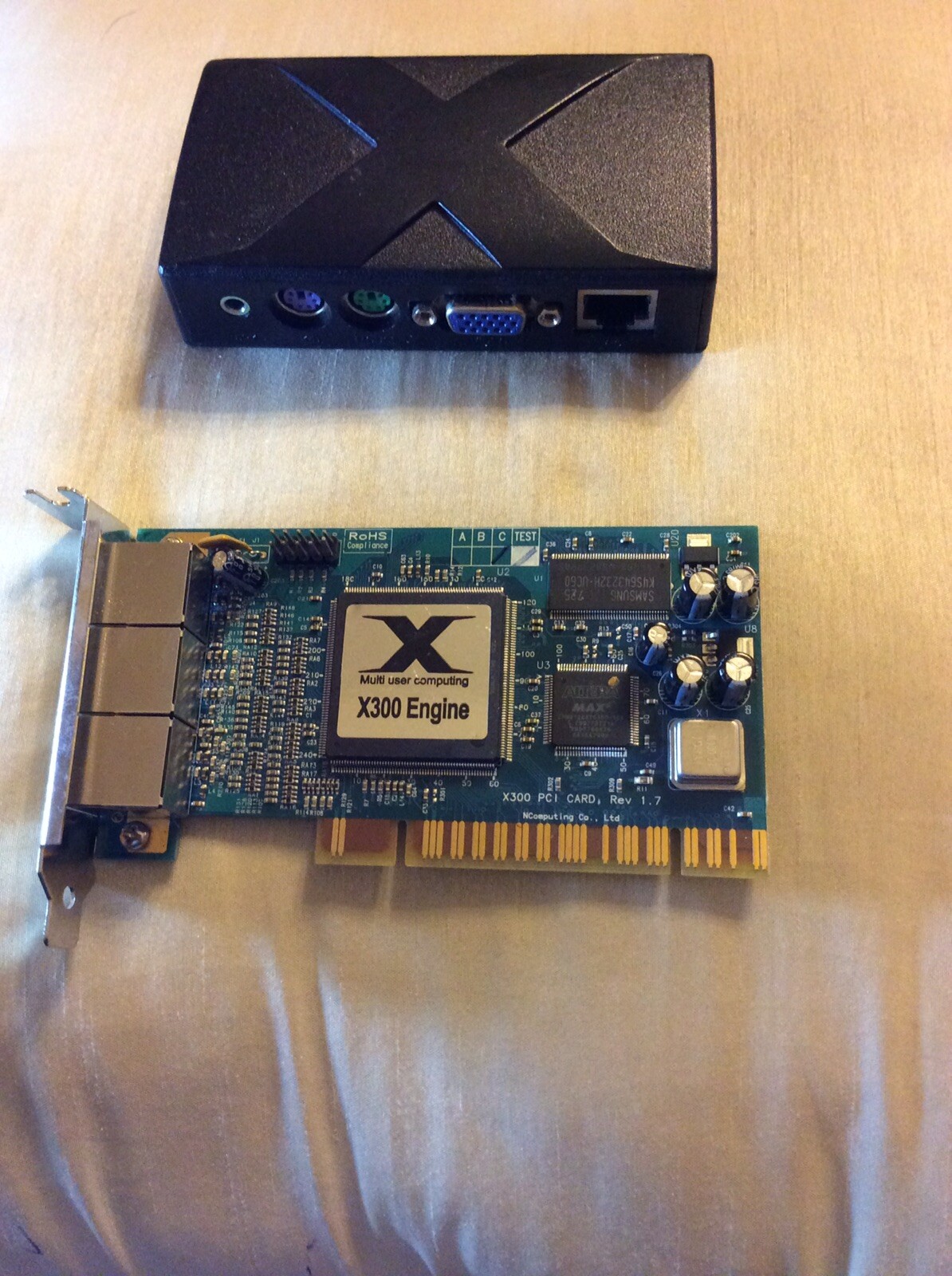 Ncomputing Xtenda X300 Access Terminal SMJX300 PCI Card + Multi Box.