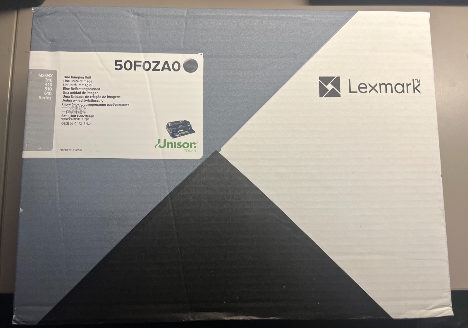 New Lexmark Unison 50F0ZA0 Imaging Unit MS/MX 310, 410, 510, 610 series-Sealed-