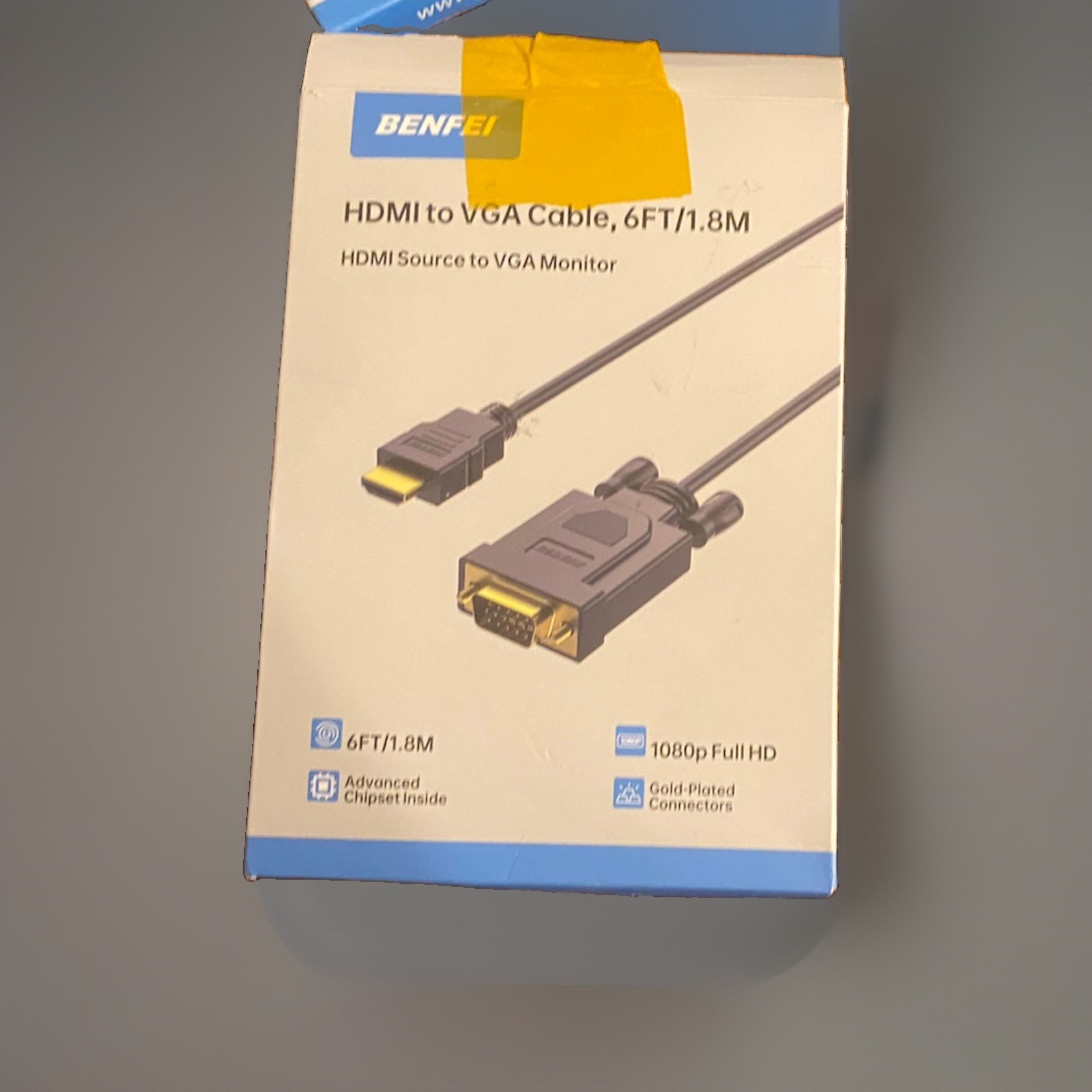 BENFEI HDMI to VGA Cable 6FT 1.8M Male to Male 1080P Monitor Adapter