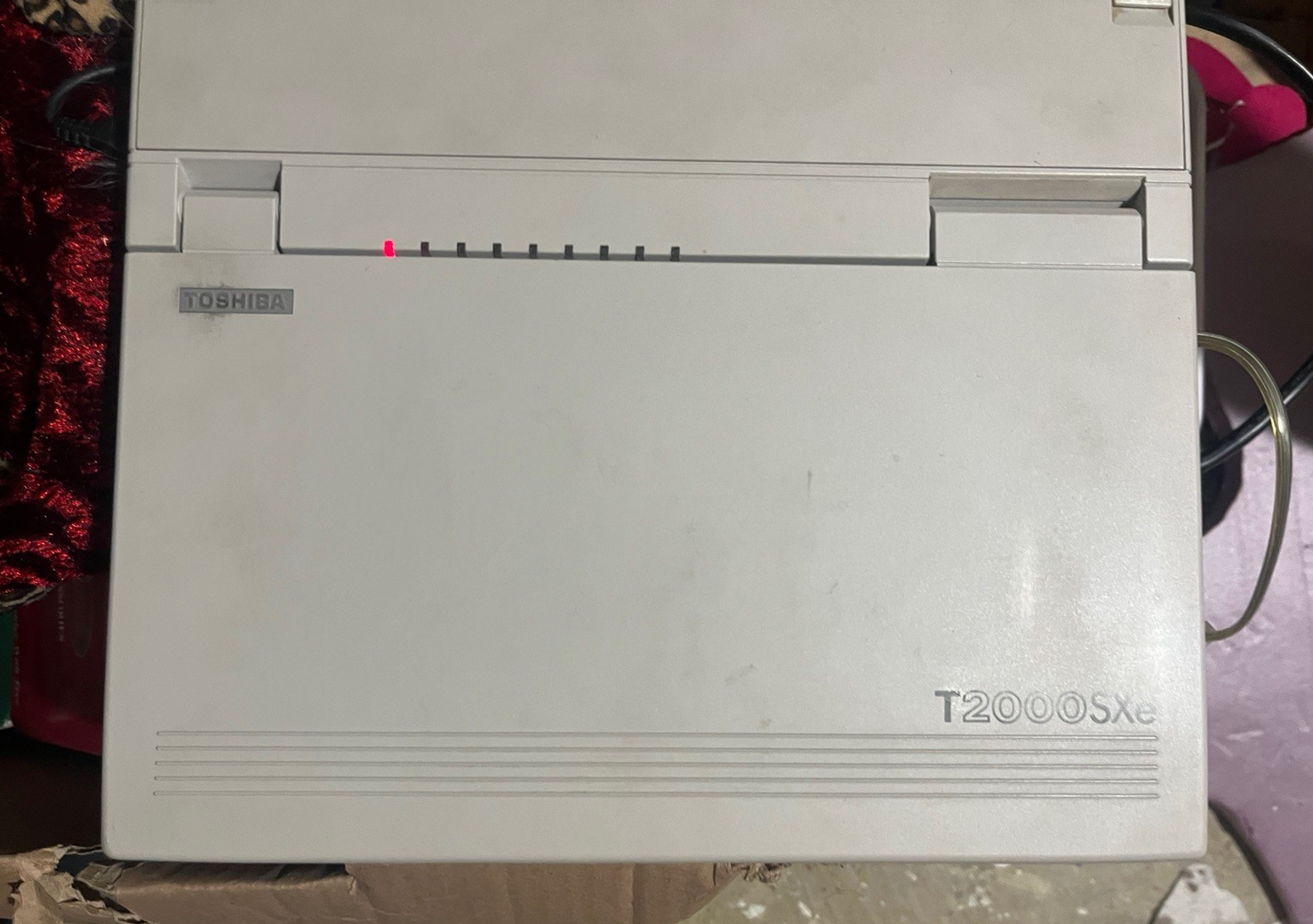 Vintage Toshiba T2000SX System Unit. WORKS