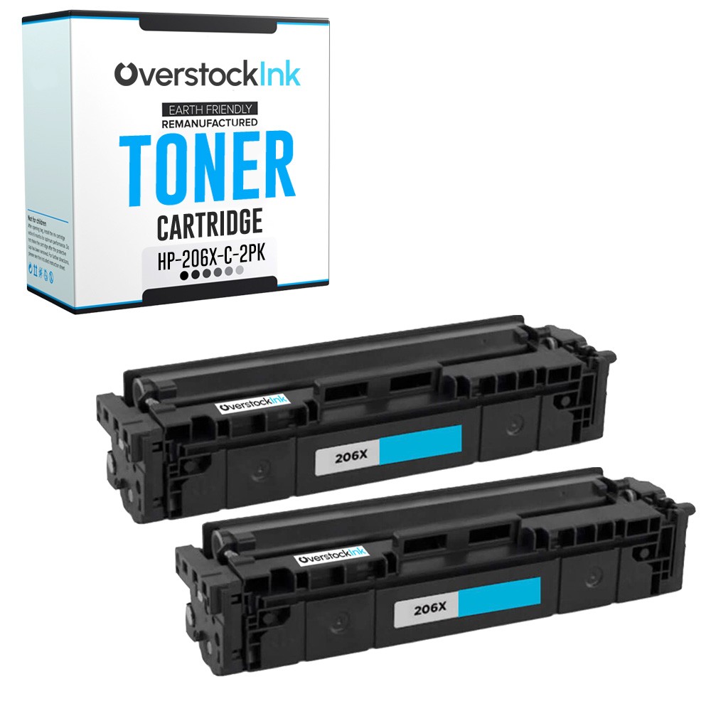 OSI 2-Pack Replacement 206XC Toner for HP Color LaserJet Pro MFP M282nw M283cdw