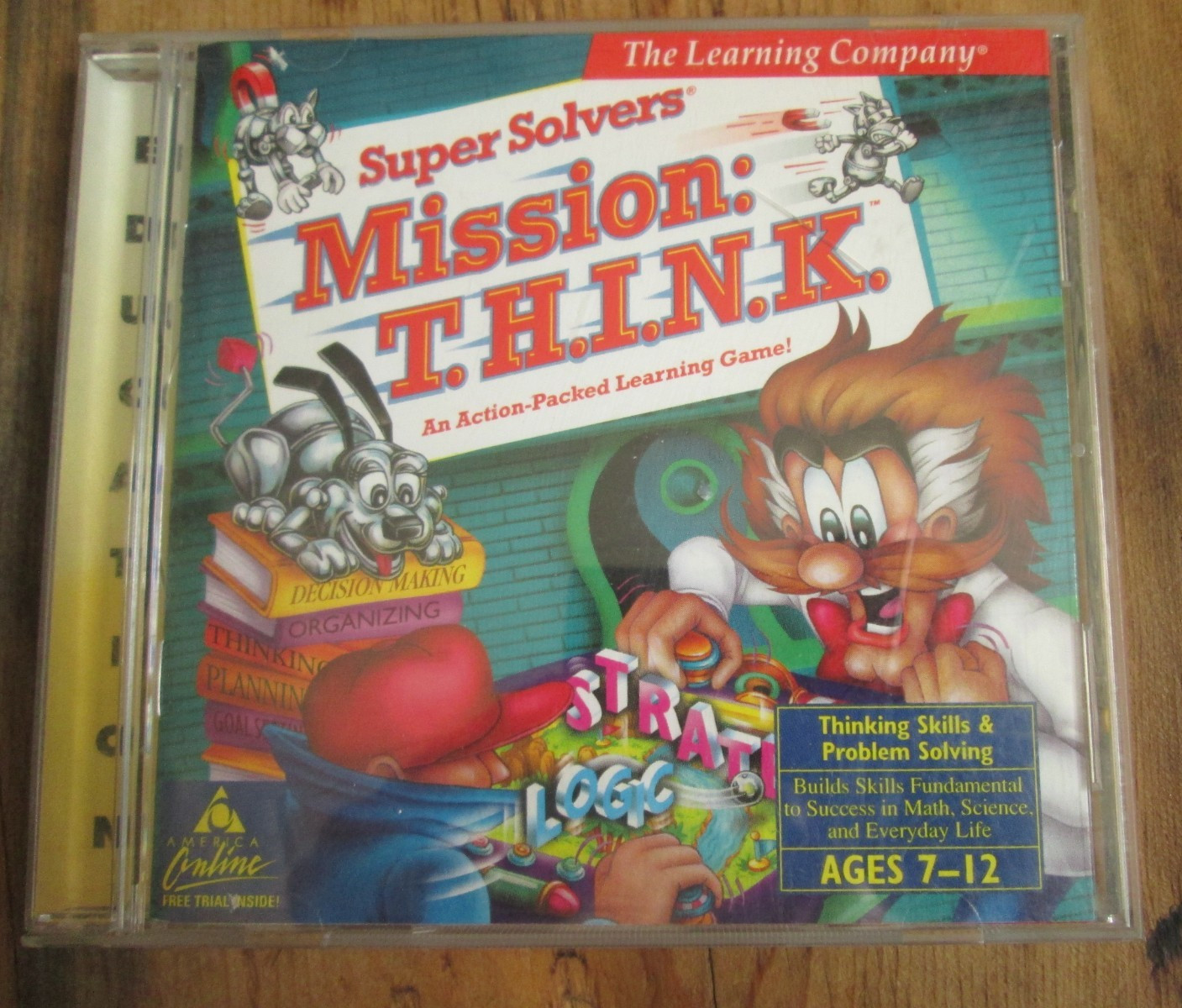 Super Solvers Mission Think 1997 PC CD-ROM Game The Learning Company Ages 7-12