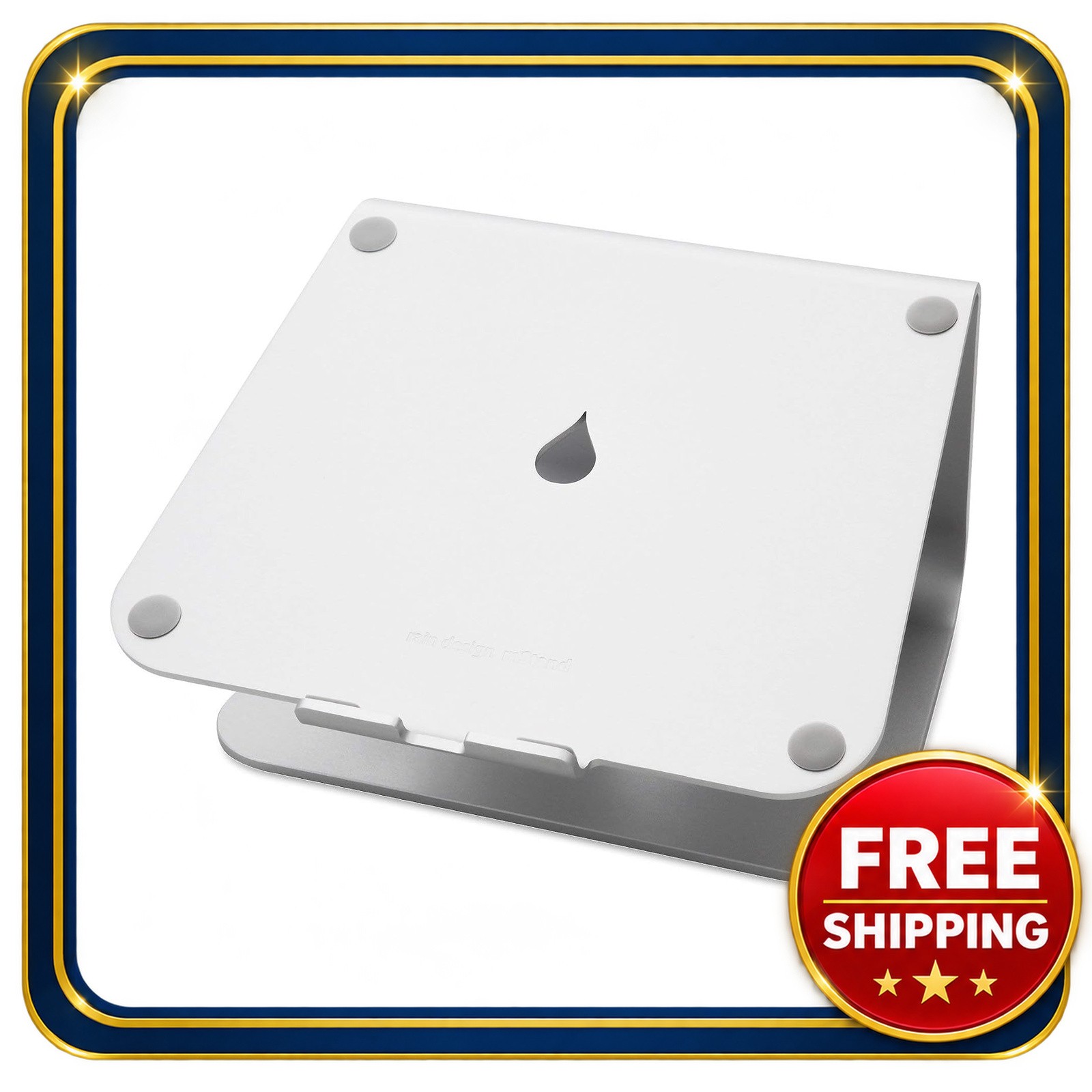 Laptop Stand Aluminum Silver 5.9 Inch Height for Apple MacBook Pro Air