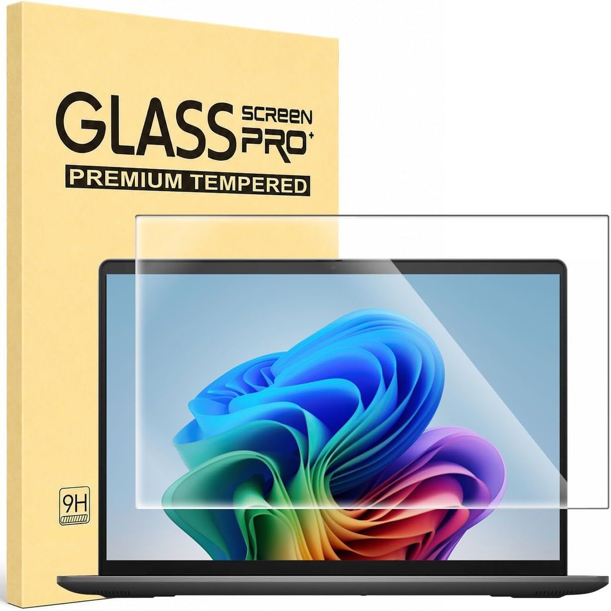 13.3 Inch Laptop Tempered Glass Screen Protector, 9H Hardness, Anti-fall, Bubble