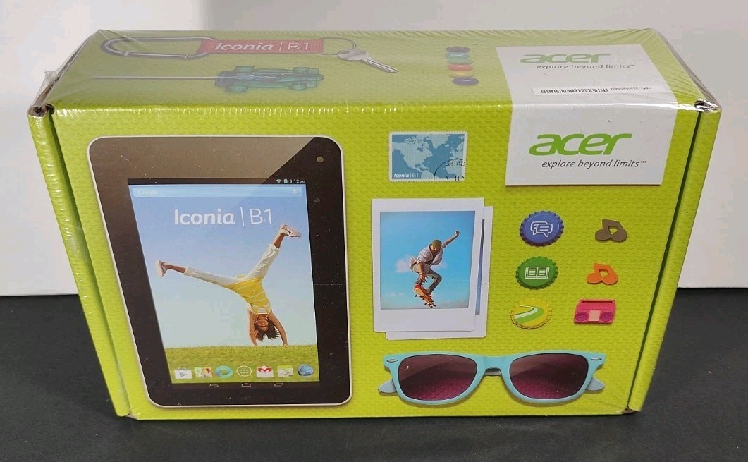 Acer Iconia B1 White 16GB Wi-Fi tablet B1-710-L451 NEW in Sealed Box