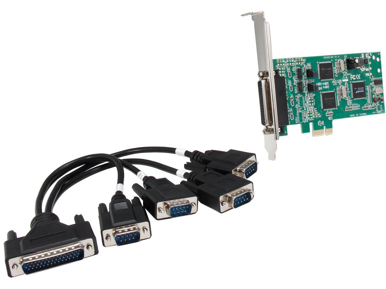 StarTech.com 4 Port PCI Express PCIe Serial Combo Card - 2 x RS232 2 x RS422 / R