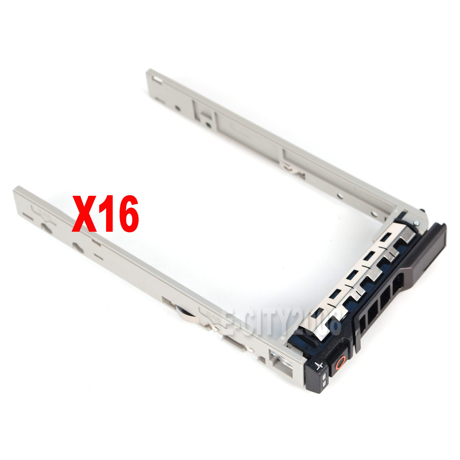 16Pcs 2.5" SAS SATA Hard Drive Tray Caddy For Dell PowerEdge T-series R-series