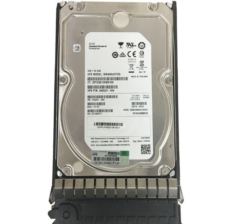 HPE 826550-001 826074-B21 4TB SAS 12G MIDLINE 7.2K 3.5" LFF ST HDD HARD DRIVE