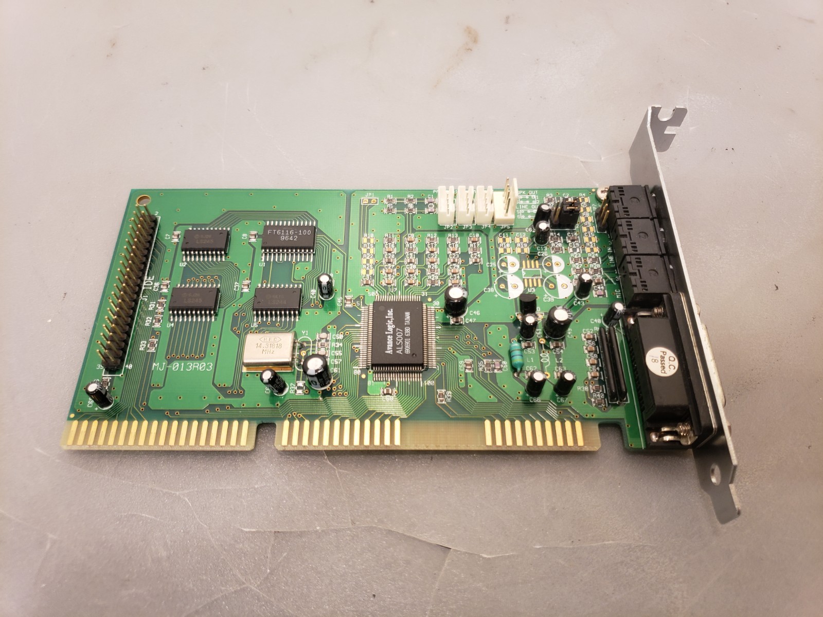 Vintage Magitronic MF-009, J98MF-009 Avance Logic Audio Sound Card 16 Bit ISA