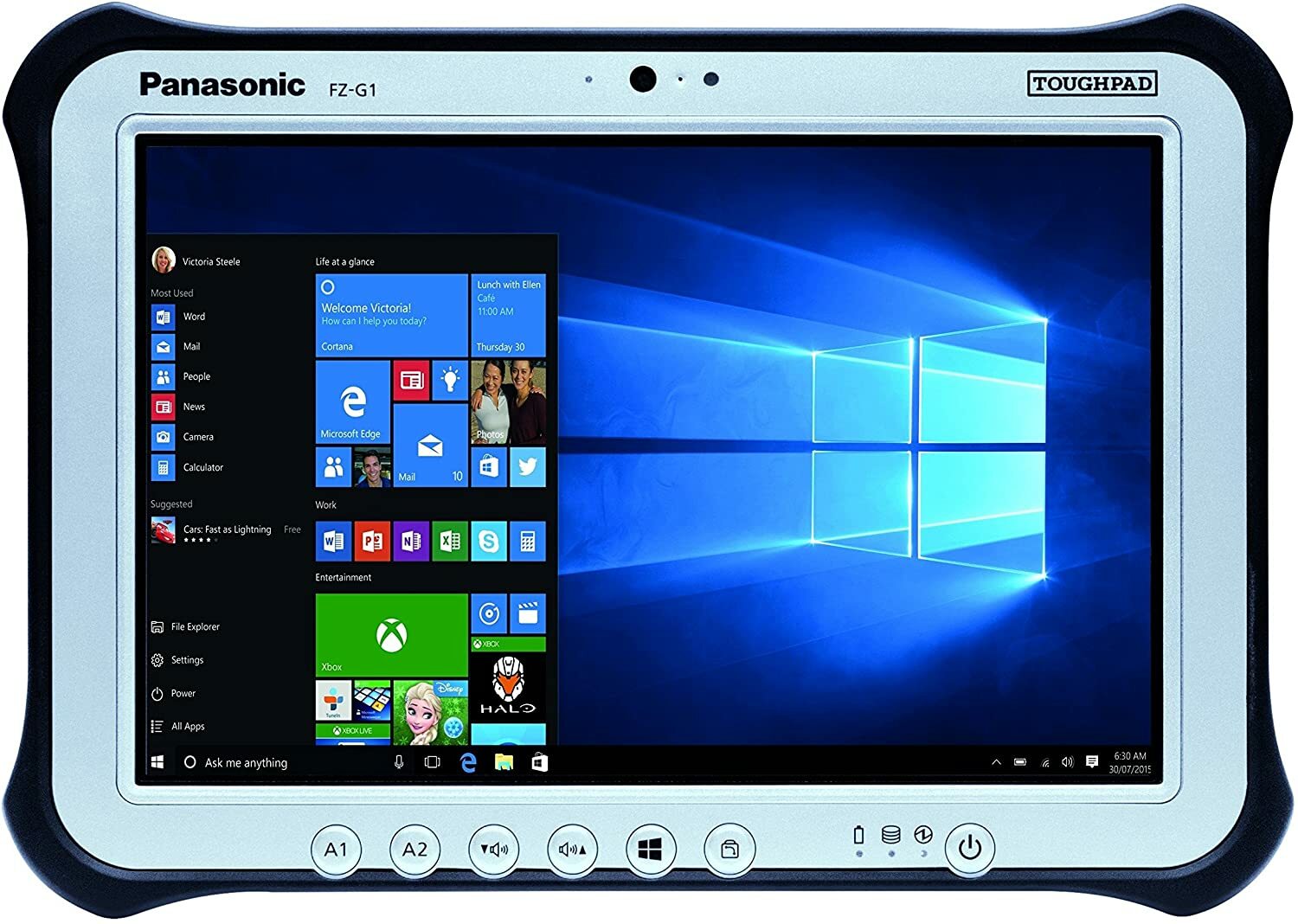 PANASONIC TOUGHPAD FZ-G1 i5 2.4GHz 8GB 1TB SSD MK4 Smartcard Reader Only2020hour