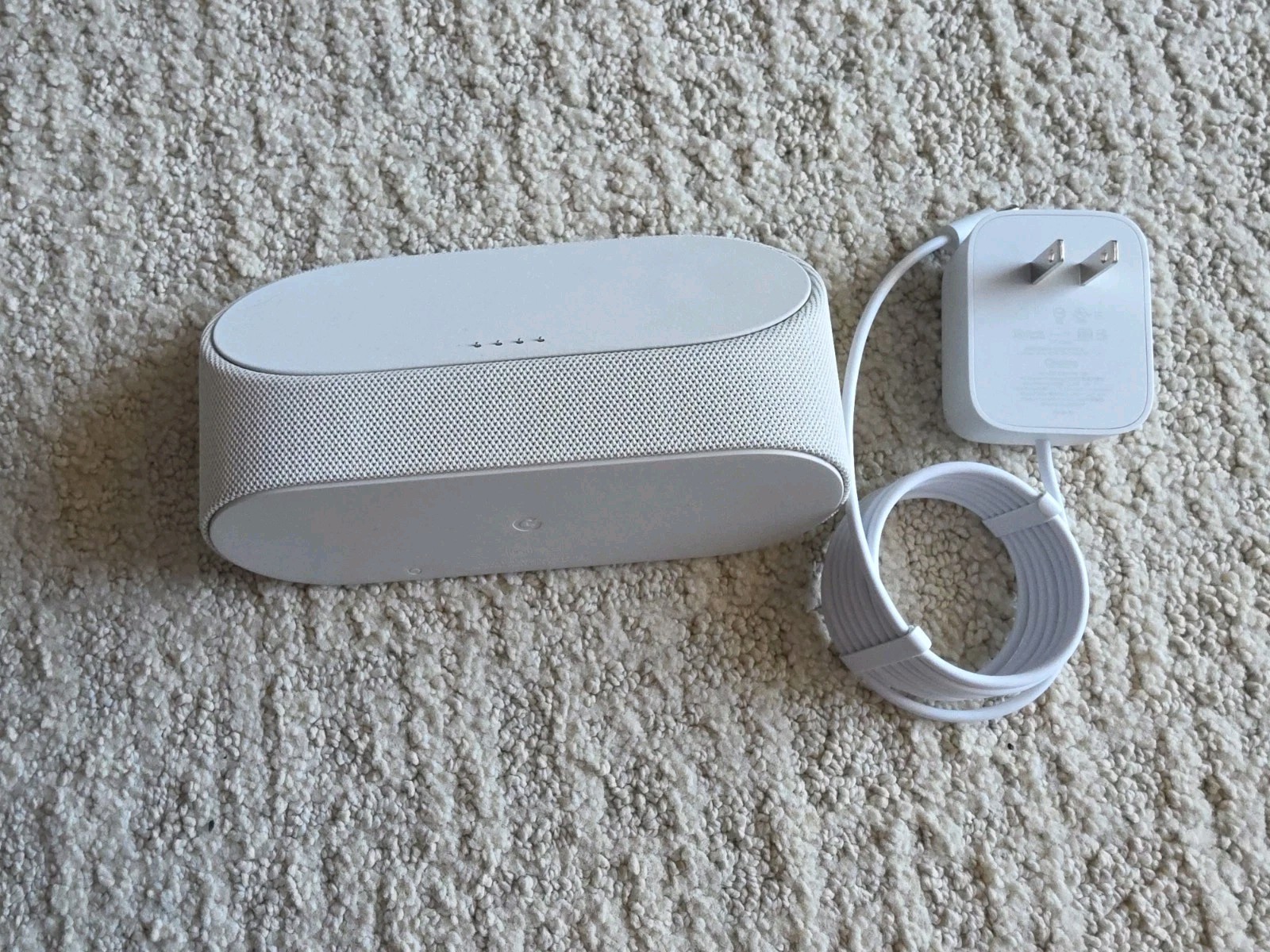 Original Google Pixel Tablet Charging Speaker Dock Porcelain. Adapter Included