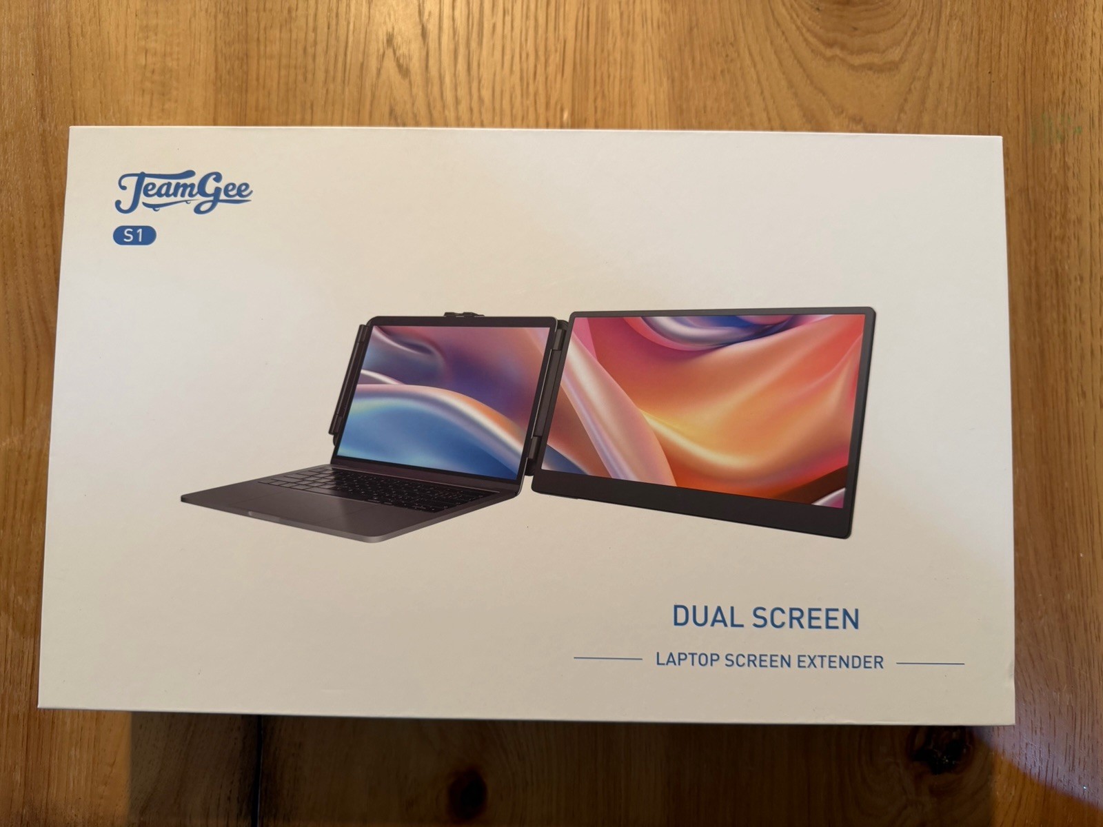 Teamgee S1 14" Dual Laptop Screen Extender FHD 1080P USB-C HDMI New