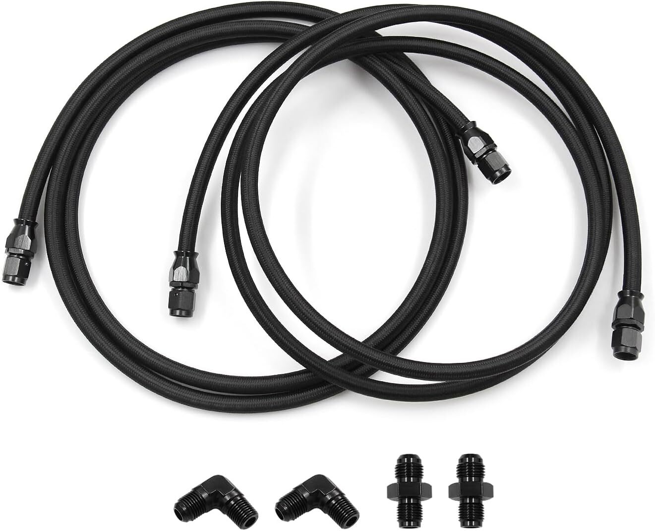 7 Ft 6AN transmission cooler lines Compatible with 4L60 700R4 TH350 TH400 