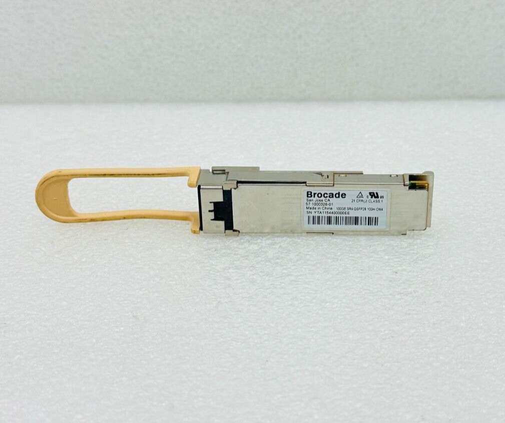 OPEN BOX - Brocade 57-1000326-01 100GE SR4 QSFP28 Transceiver - 