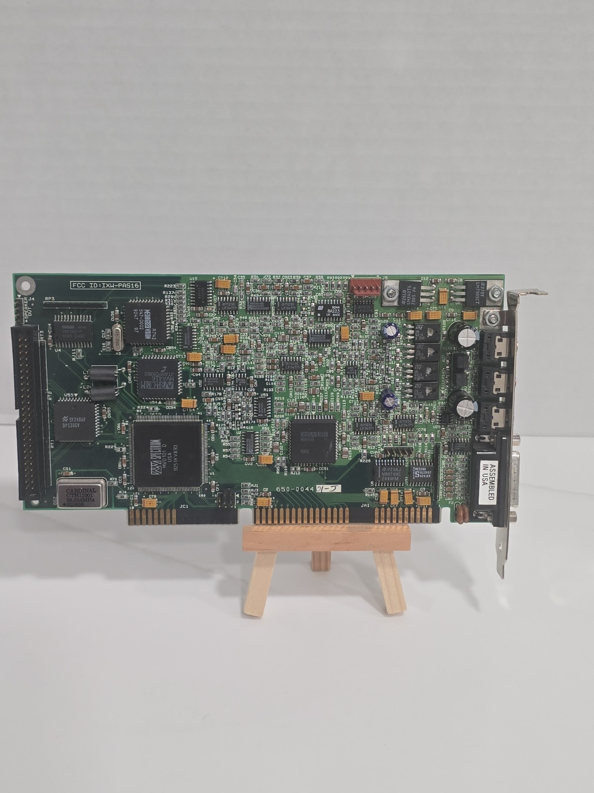 Media Vision Pro Audio Spectrum PAS16 Yamaha ISA Sound Card 650-0044-01J TESTED