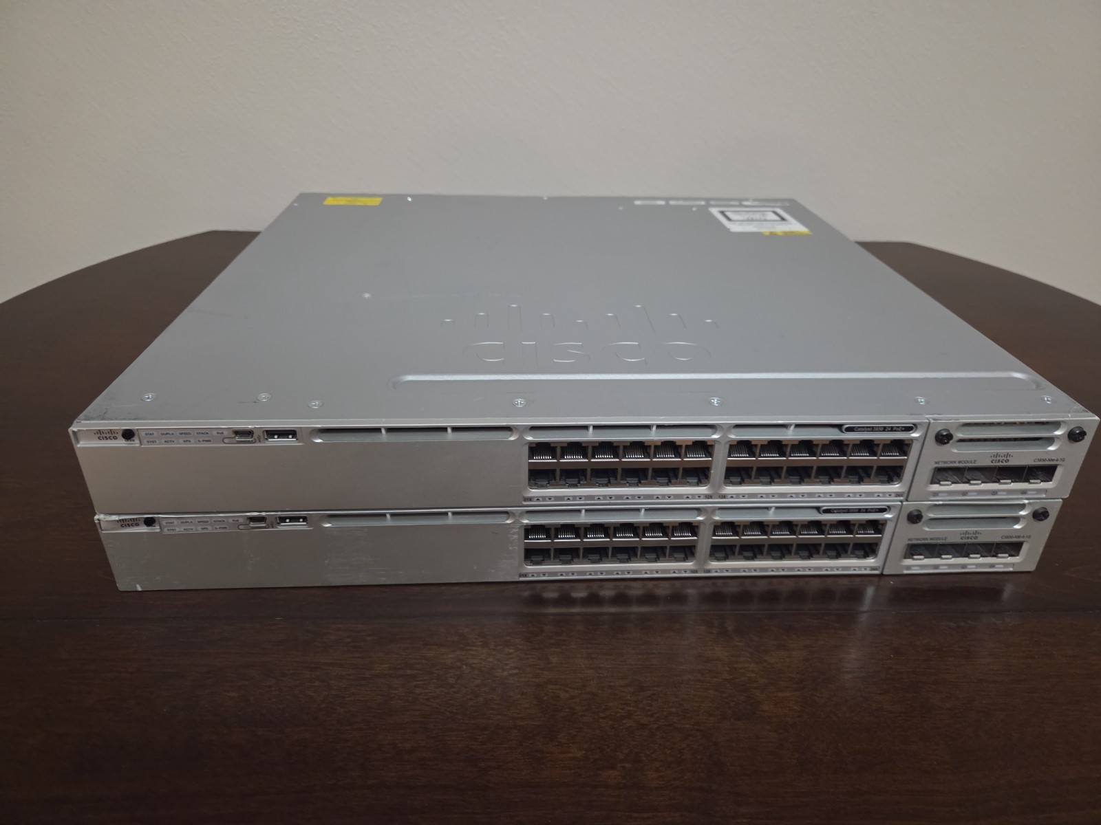 Cisco Catalyst WS-C3850-24P 24-Port PoE+ Gigabit Managed Switch TESTED RESET