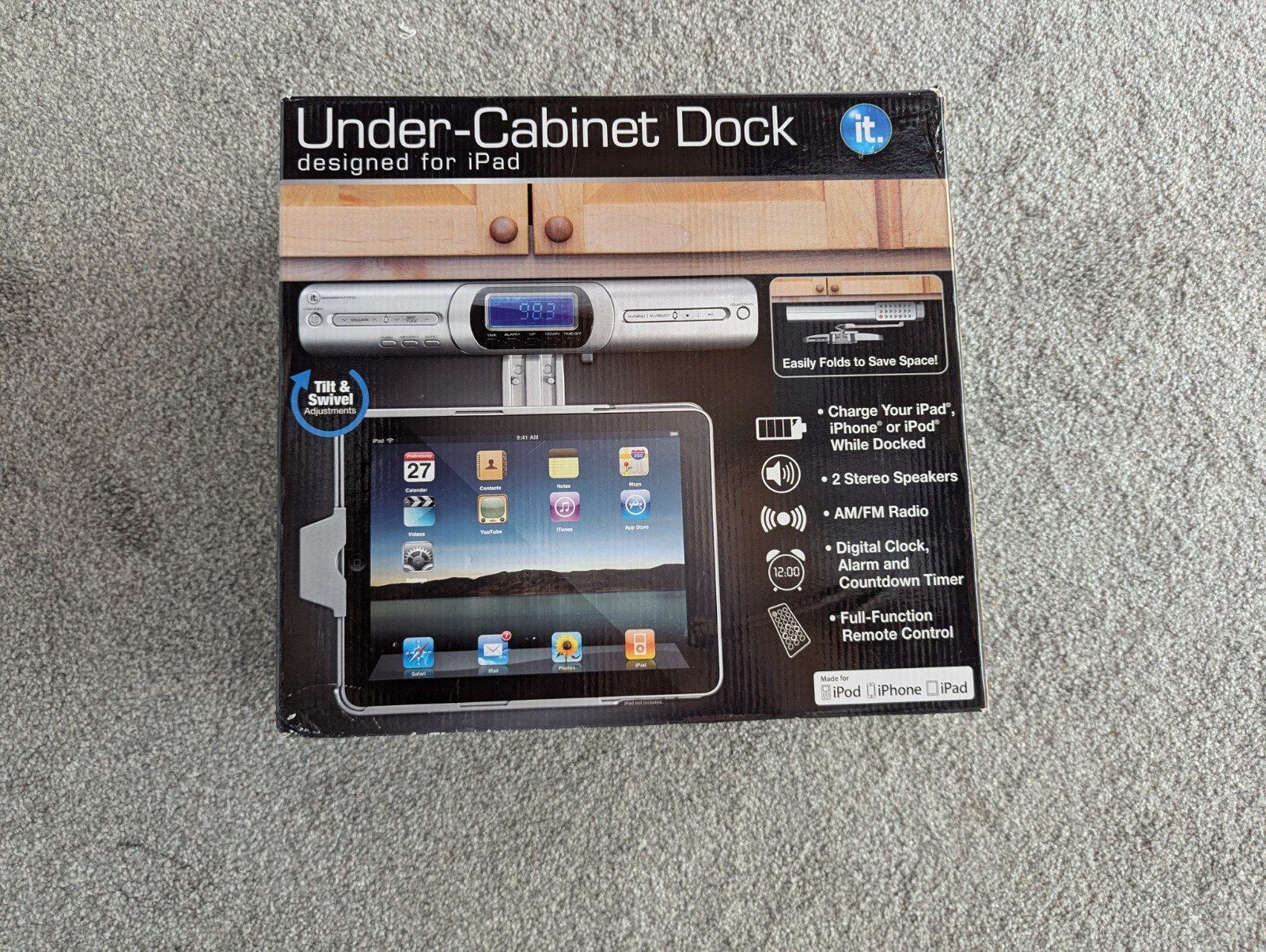It Under Cabinet Dock For I Pad