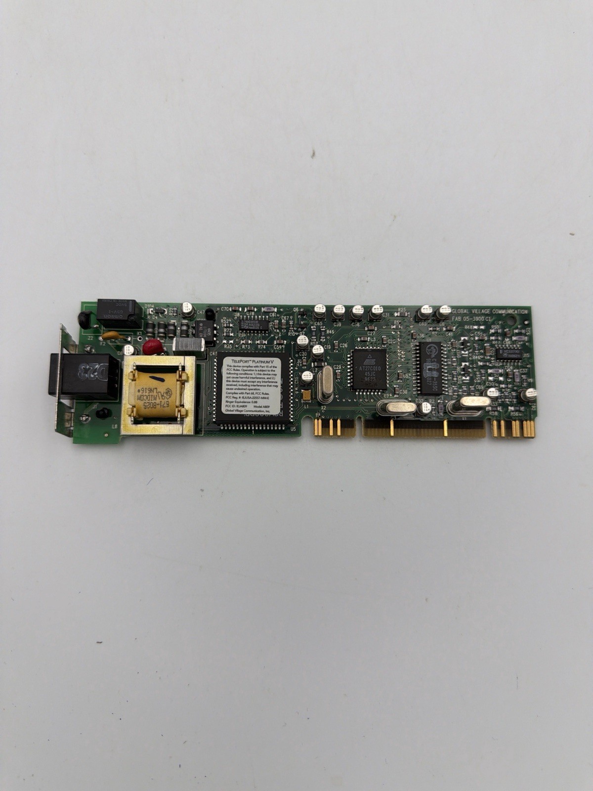 TelePort Platinum V ISA Modem Card Global Village Vintage PC Mac 14.4/28.8