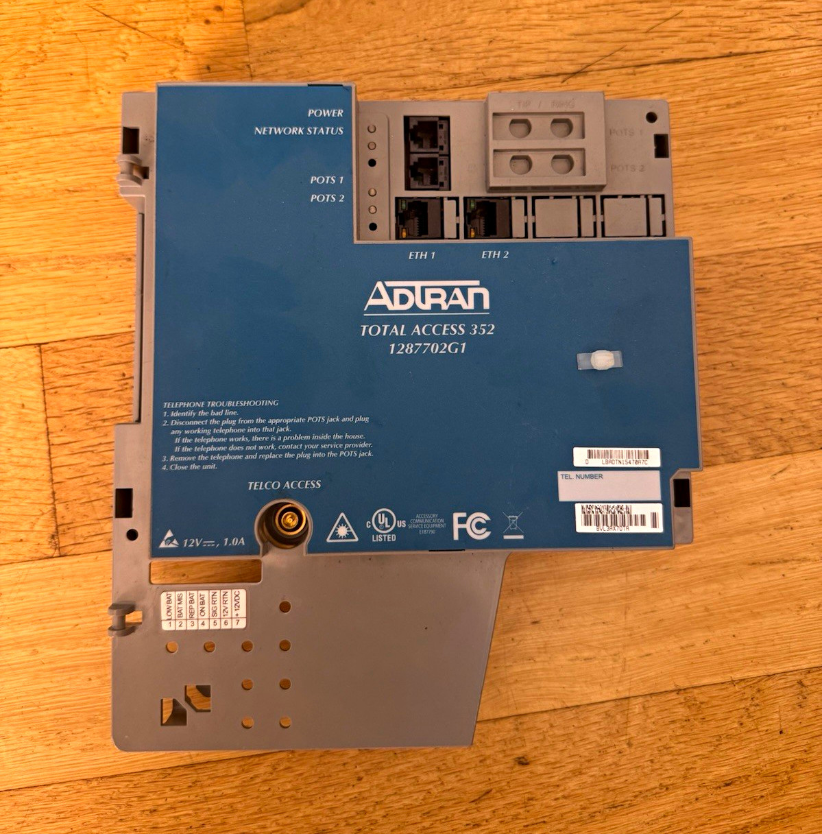 ADTRAN Total Access 352 Enterprise Networking Module 1287702G1