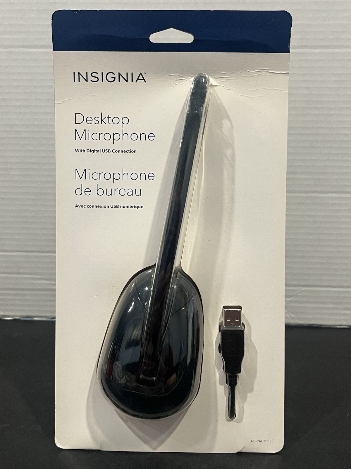 INSIGNIA NS-PAUM50-C USB Microphone for Desktop or Laptop Computer