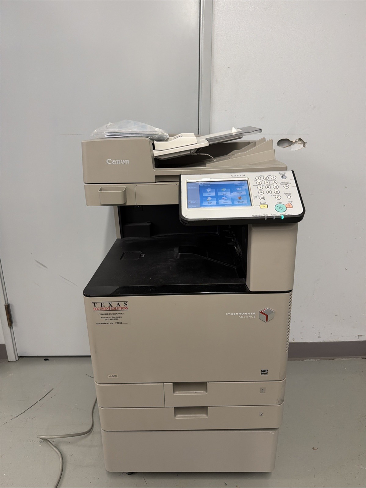 Canon IR Advance C3325i Laser Color Printer Copier Scanner 25PPM A3  -97k Meter