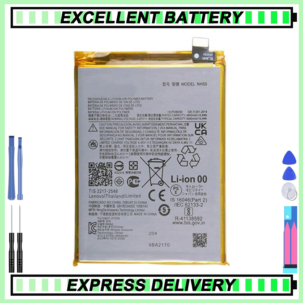 Battery Replacement For Motorola Moto G22 XT2231 E13 XT2345 E32S G13 NH50 TOOLS