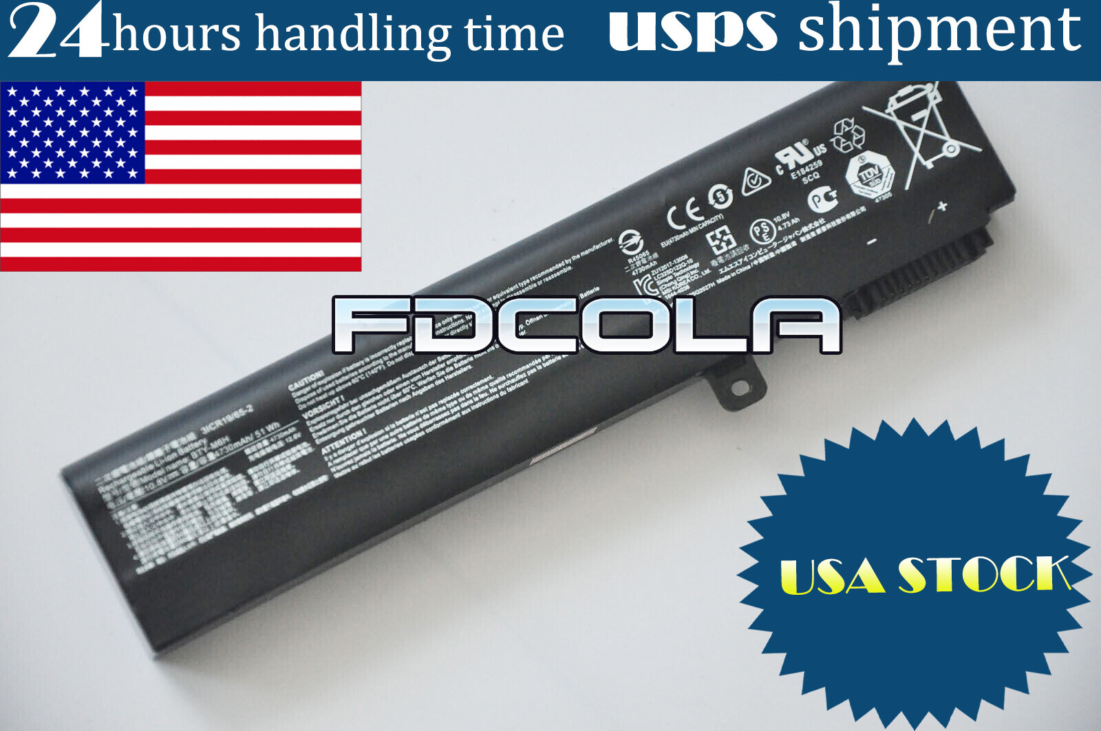 BTY-M6H New 4730mah Genuine battery MSI GE62VR GE72 GE72VR GL62 GL62M GP62