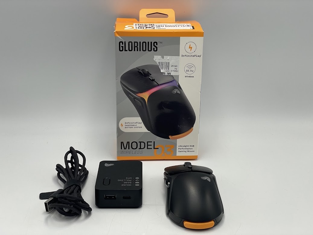 Glorious Model O3 Wireless Mouse - Black