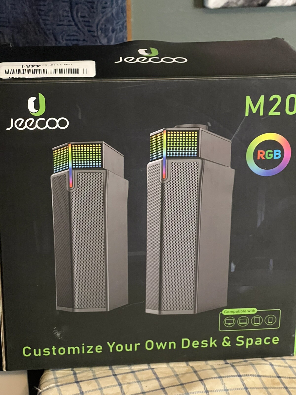 Jeecoo M20 Bluetooth Computer Speakers for PC Desktop Monitor