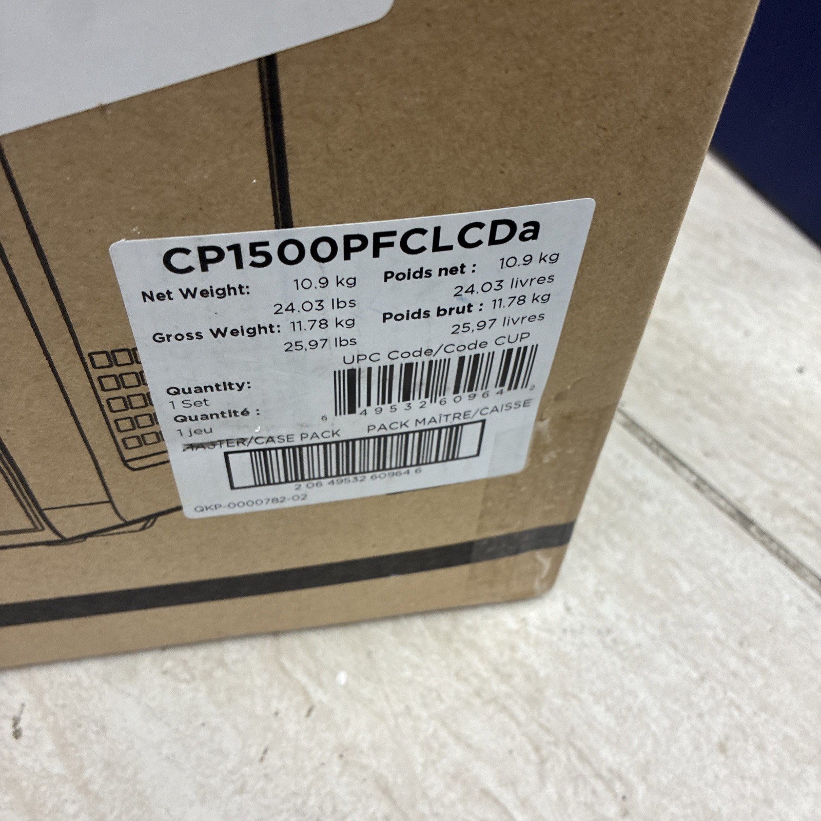 CyberPower CP1500PFCLCD PFC Sinewave UPS
