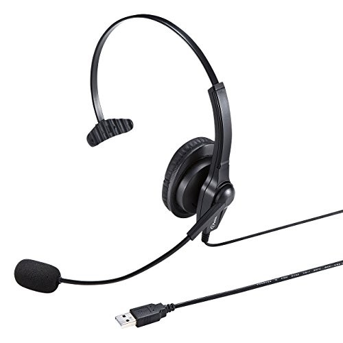 Sanwa Supply USB Headset/Headphones MM-HSU03BKfrom JP