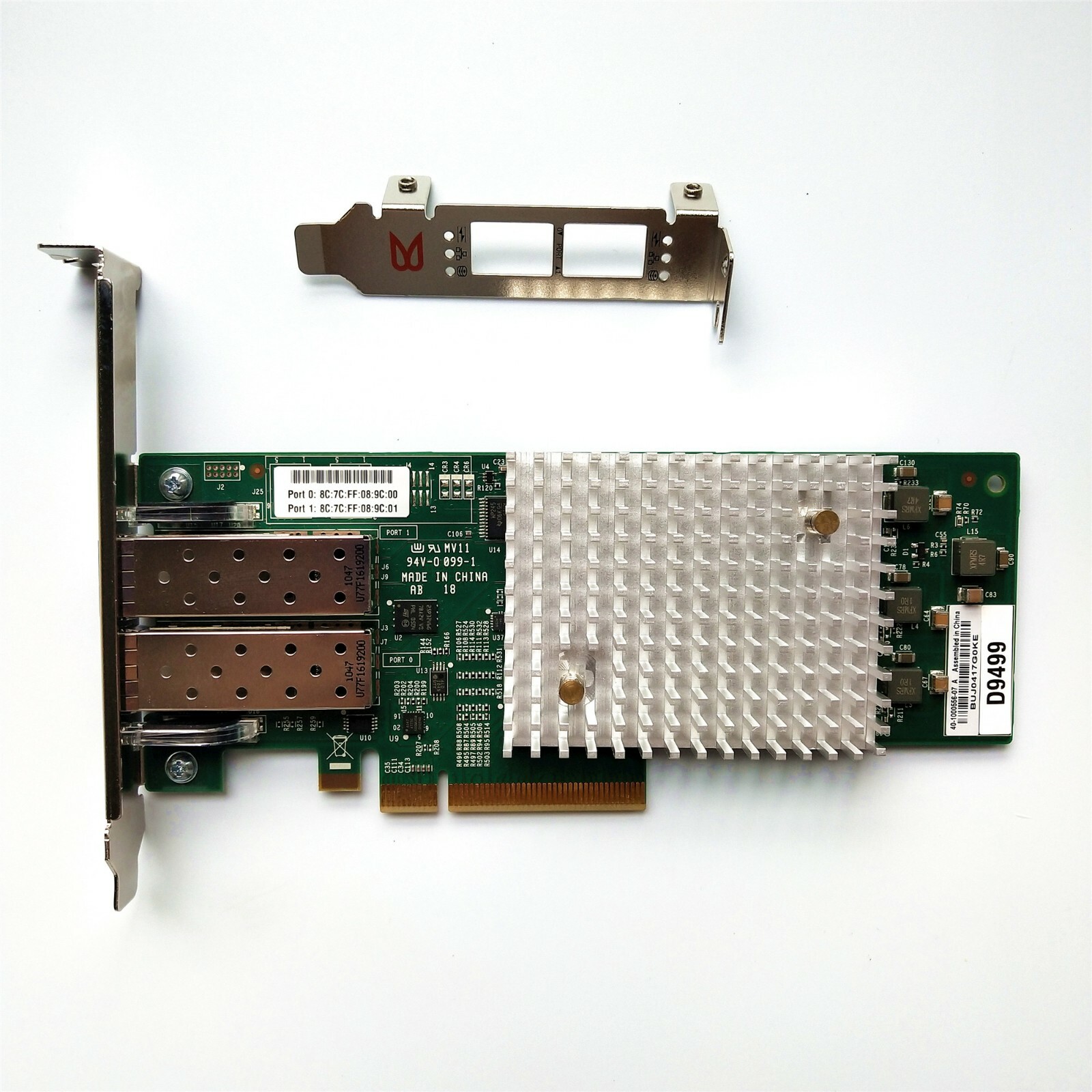 Qlogic Brocade BR-1860-2F dual port 16Gb FC HBA SFP 10G Network Card