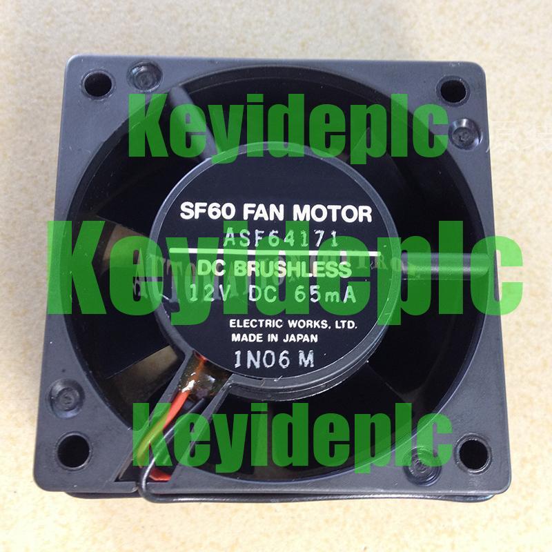 1PCS NEW FIT FOR MATSUSHITA ASF64171 SF60 DC12V 60mm Cooling Fan 2-Wire~
