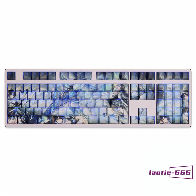 Wuthering Waves Yangyang 108 Keycaps Dye-sub PBT keycap for Cherry MX Keyboard