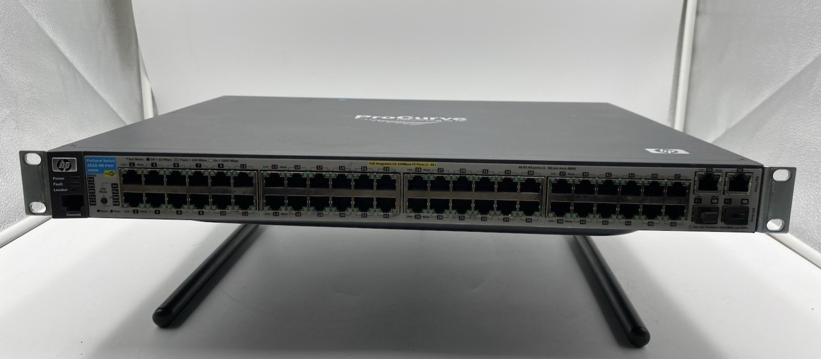 HP ProCurve Switch 2610-489-PWR J9089A 48-Port Fast Ethernet Managed PoE Switch