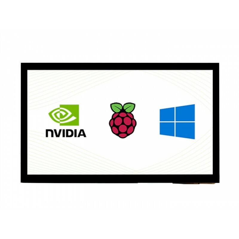 Waveshare 10.1inch Capacitive Touch Screen LCD 1024×600 HDMI IPS Touch for RPI