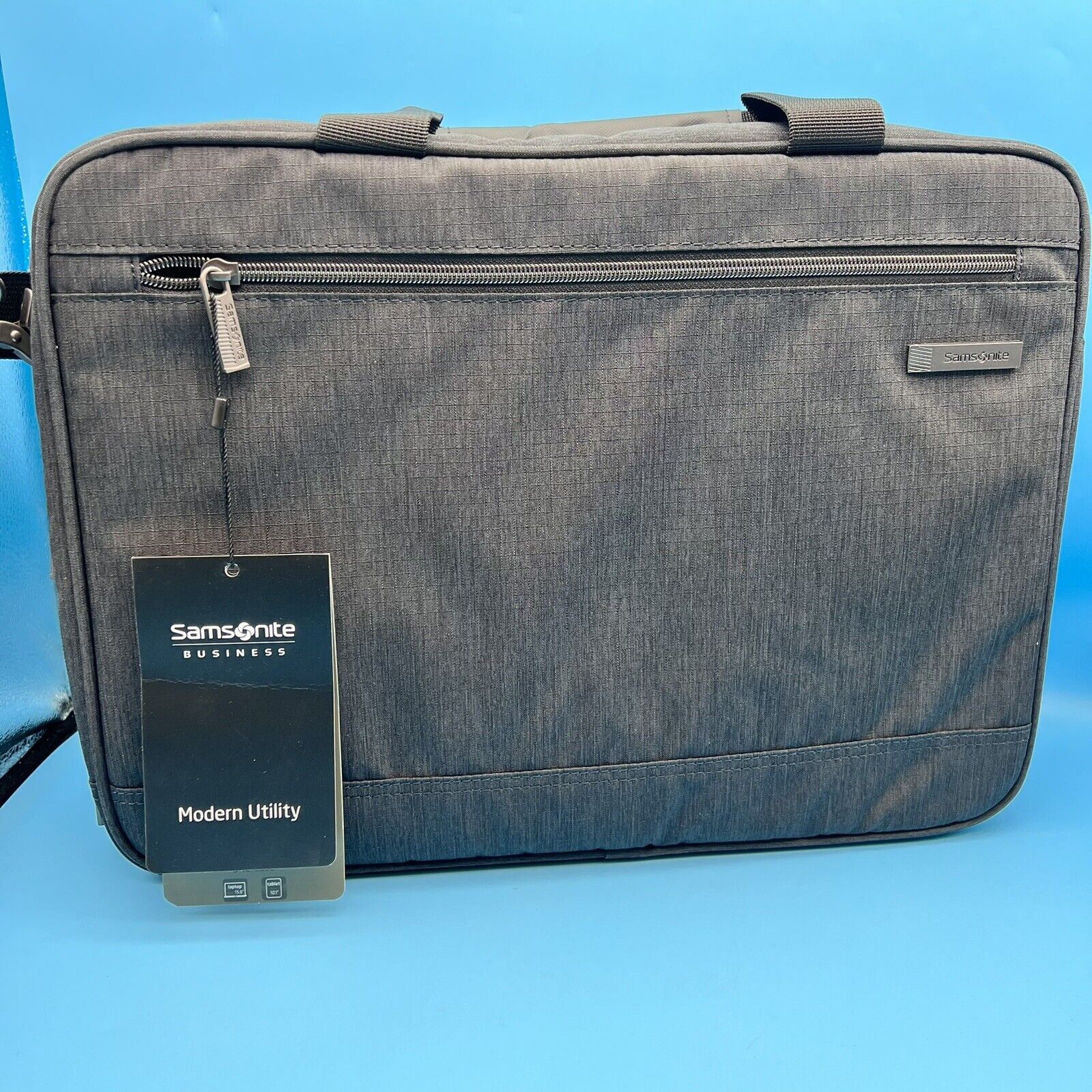 Samsonite Modern Utility Top Loading Briefcase in Heathered - Gray