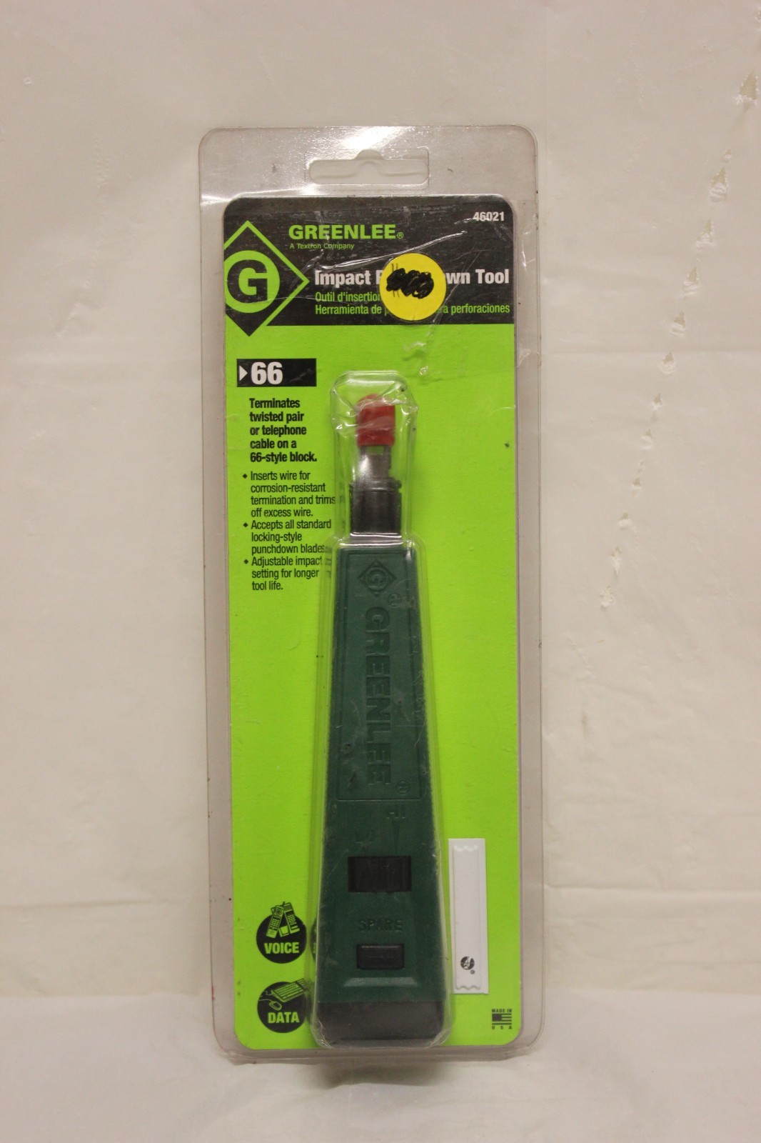 Greenlee Impact Punch Down Tool 46021 J23