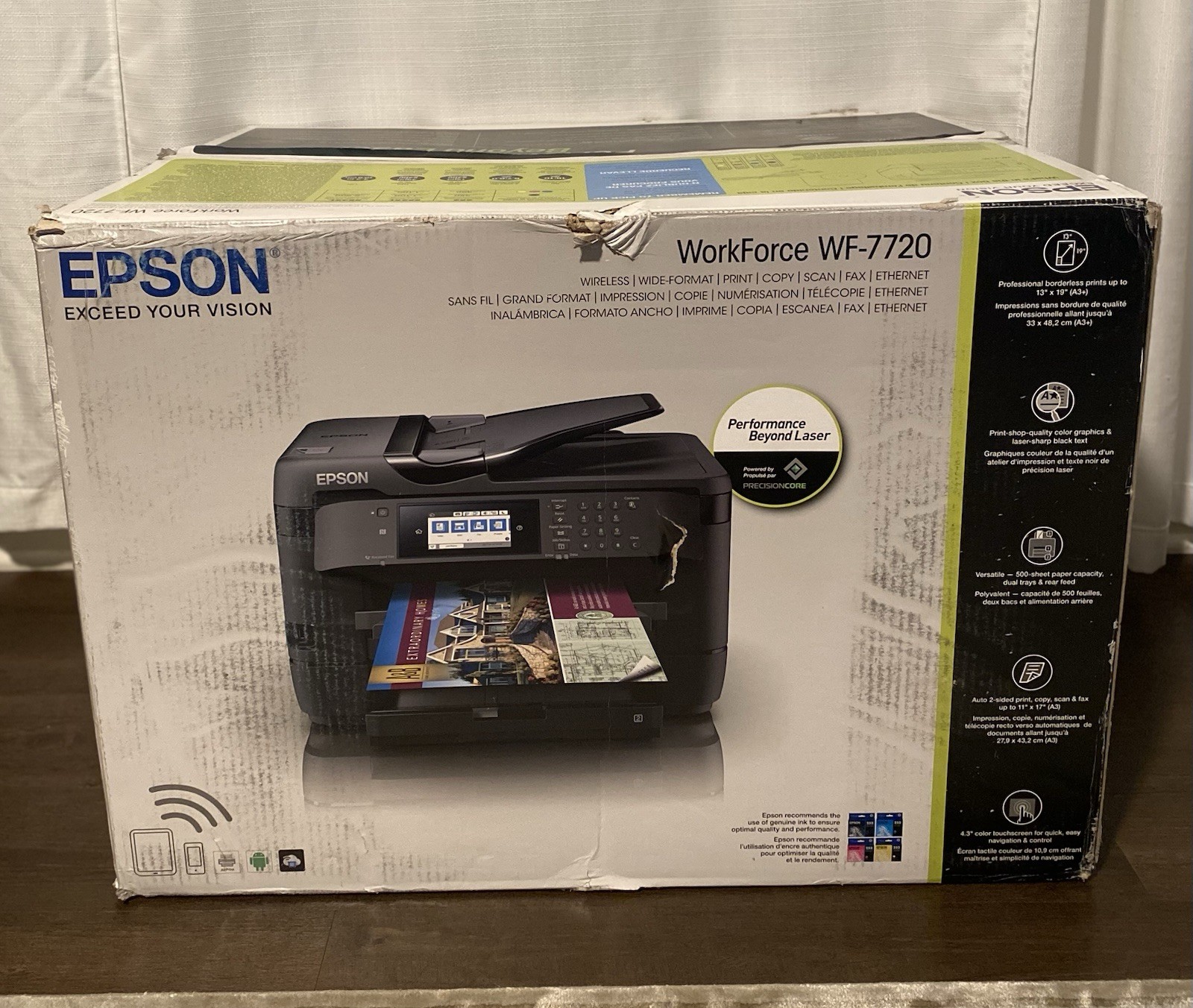 Epson Workforce WF-7720 All-In-One Inkjet Printer Brand New 